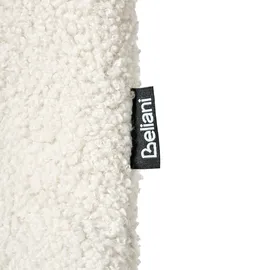 Beliani Konferenzstuhl 2er Set LOMA Bouclé Cremeweiß