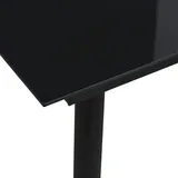 vidaXL Garten-Esstisch 80 x 80 x 74 cm schwarz 312157