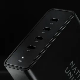 Native Union 140W Type-C PD GaN Fast Desktop Charger (140 W), USB Ladegerät, Schwarz