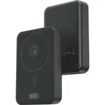 XO Powerbank 10000mAh in Schwarz 20W kompatibel mit MagSafe mit USB-C Anschluss