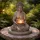 ETC Shop LED Solar Buddha-Figur Kunststoff 18x28x18 cm