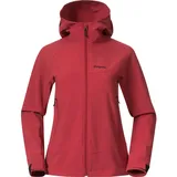 Bergans Damen Vaagaa Softshell Hoodie Jacke (Größe S, rot)