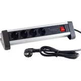 S/CONN maximum connectivity Steckdosenleiste 1,5 m Schwarz 4 St.