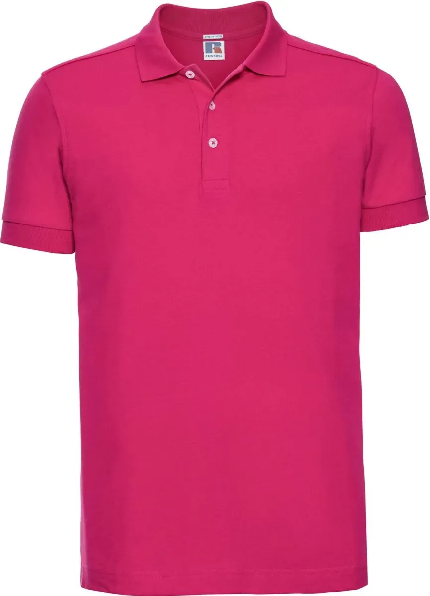 Russell Herren Piqué Stretch Polo R-566M-0 fuchsia M