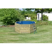 Karibu Massivholzpool Pool Modell 0 X Kesseldruckimprägniert 121,1x 309