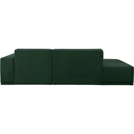 werk2 Ecksofa WERK2 "Apollo, hoher Sitzkomfort, aktuelles Design, Breite 264cm, L-Form", moosgrün, B:264cm H:70cm T:188cm, 90% Polyester, 10% Nylon, Sofas, Ecksofa, Puristisches Design mit maximalem Komfort