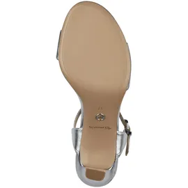 TAMARIS Damen 1-28008-42 Sandalette Mit Absatz, Black Matt, 39 EU
