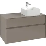 Villeroy & Boch Collaro Waschtischunterschrank | für Aufsatzbecken rechts | Breite 1000 mm##Für Collaro (560 x mm) Mit .. C040B0VL