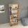 [en.casa] Bücherregal Vara 172 x 55 x 20 cm Eiche-Optik
