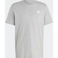 Adidas Essentials Single Jersey Embroidered Small Logo T-Shirt Medium Grey Heather M