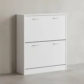 KADIMA DESIGN Kiel 75 x 87 x 24 cm 2 Fächer weiß matt / weiß