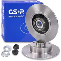 Gsp 1x Bremsscheibe Hinterachse Voll [Hersteller-Nr. 9230137K] für Renault