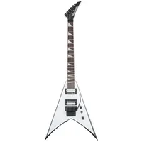 Jackson JS32 King V White w/Black Bevels - E-Gitarre