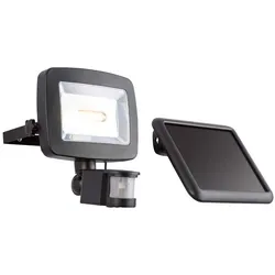LED Solar Außen Lampe Leuchte Schwarz IP44 Beleuchtung Garten Terrasse Weg