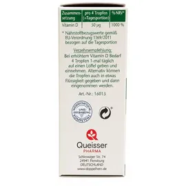Doppelherz Pure Vitamin D3 2000 I.E. Tropfen 9,2 ml 