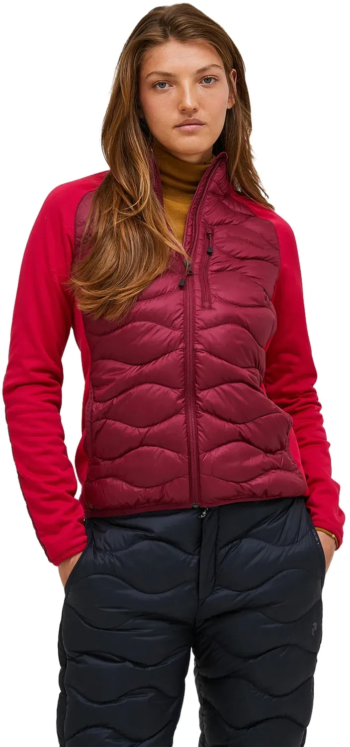 Peak Performance Jacke Helium Hybrid Down, weinrot