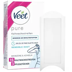 VEET Kaltwachsstreifen Bikinizone & Achseln 16 St