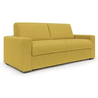 Nixon Schlafsofa Mit 20 Cm Matratze Aus Wasserfestem Stoff T03 220 Cm (mat. 160x197) Gelb