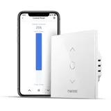Meross WiFi Rollladenschalter (NEUTRALKABEL ERFORDERLICH), Fenstervorhang-Touchschalter kompatibel mit Alexa, Google Home und SmartThing [Energieklasse A+++]