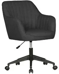 AMSTYLE Drehstuhl Basic Wippmechanik Schwarz 120 kg 650 x 650 x 900 mm