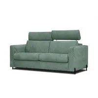 Courtois Laville Sofa, Grün, Textil, Rechteckig, 232x90x107 cm, Wohnzimmer, Sofas & Couches, Schlafsofas