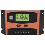 Solarladeregler MPPT 12V / 24V Sonnenkollektor laderegler solar Solarpanel Batterieregler Ladegerät Controller LCD Bildschirm Auto Batterie (50A)