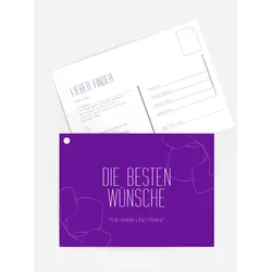 Hochzeitseinladungen selbst gestalten mit Spruch und Fotos im Onlinedesigner bei Meine-Kartenmanufaktur.de