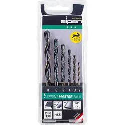 Metallbohrer Alpen Sprint Master DN338 RN 6-teilig in Kunststoffkassette