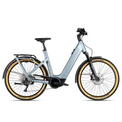 E-Bike Manufaktur 13ZEHN Cross Wave 2023 | blaugrau matt | 45 cm | E-Trekkingräder