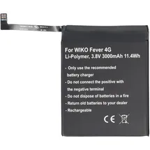 AccuCell Akku passend für den Wiko Fever, FEVER 4G Akku TLP15J15