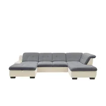 Lounge Collection Wohnlandschaft Chenille 3-Sitzer Grau