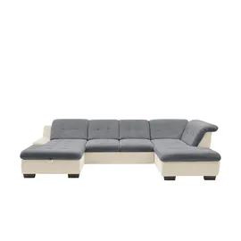 Lounge Collection Wohnlandschaft Chenille 3-Sitzer Grau