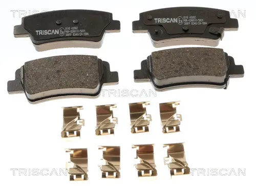 TRISCAN Bremsbelagsatz, Scheibenbremse 811043082 für HYUNDAI