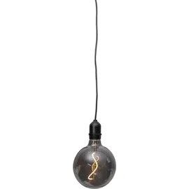StarTrading LED Kugelleuchte Glaskugel 12,5 cm grau schwarz