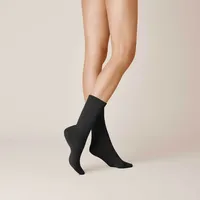 Kunert Take Care Basic 2-Pack Damen Socken Schwarz 41-42
