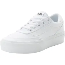 Vans Brooklyn LS Plateau-Sneaker Damen Weiß 37