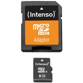 Intenso microSD Class 4 + SD-Adapter 8 GB