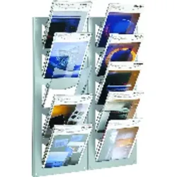 Prospekt-Wandmagazin 310 x 170 x 900mm 5 x 4