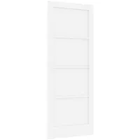 vidaXL Interior Tür rechts 83 x 211 cm weiß