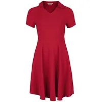 Banned Retro - Rockabilly Kleid knielang - Wonder Fit & Flare Dress - XS bis 4XL - für Damen - Größe L - rot - L