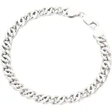 Smart Jewel Armband »Armband rhodiniert, glanz, Silber 925«, silberfarben