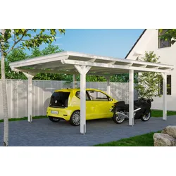 Einzelcarport SKANHOLZ "Emsland", weiß, H: 223cm, Carports, versch. Farben