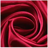 NIANTONG 150 cm Breit Seide Stoff Meterware Für Kleid Rock Abendkleid Pyjama Kleider BettwäSche Dekorationen Meterware Verkauft(Color:Weinrot)
