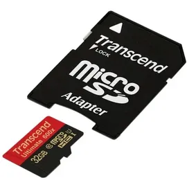 Transcend microSDHC 32GB Class 10 UHS-I 600x + SD-Adapter