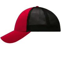 Myrtle Beach MB6215 Basecap rot/schwarz L/XL