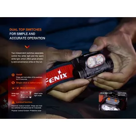 Fenix HM65R-T 2.0 Stirnlampe schwarz