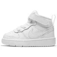 Nike Court Borough Mid 2 Sneaker Kinder white/white-white 18.5