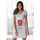 Peanuts Nachthemd grau 36/38