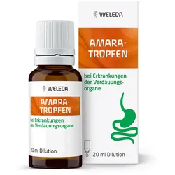 Amara-Tropfen bei Magen-Darm-Beschwerden mit Bitterstoffen 20 ml