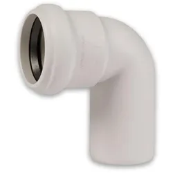 Schallgedämmtes Abwasserrohr Bogen, 87° Winkel (Ausführung: DN 78)